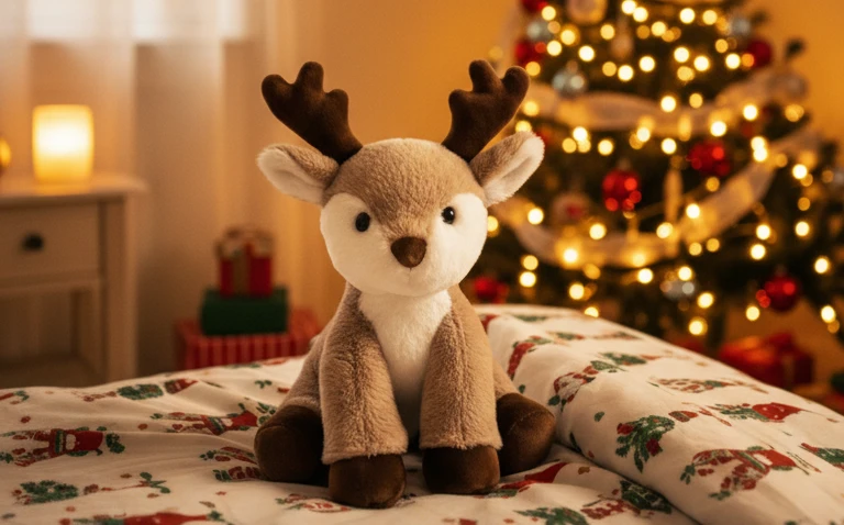 Pluszak reniferki Luli w domu - idealna przytulanka dla dzieci